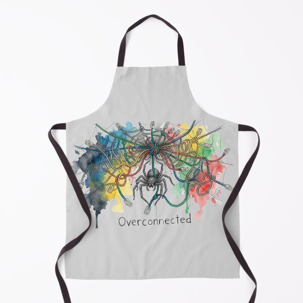 Item preview, Overconnected: The World Wide Web Tech Spider Illustration designed and sold by SoulPT.