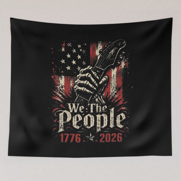 Item preview, Punk Rock Music American Skeleton Guitar 2026 4th of July designed and sold by OlakunleOloroz.