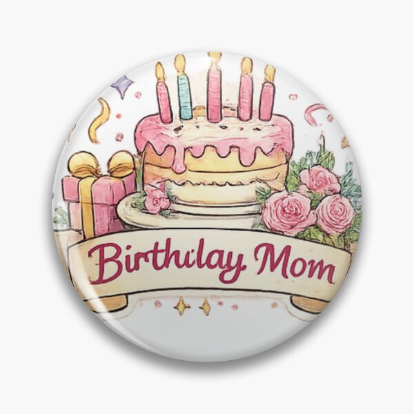 Item preview, Happy Birthday Mom! designed and sold by fadeinkstudio.