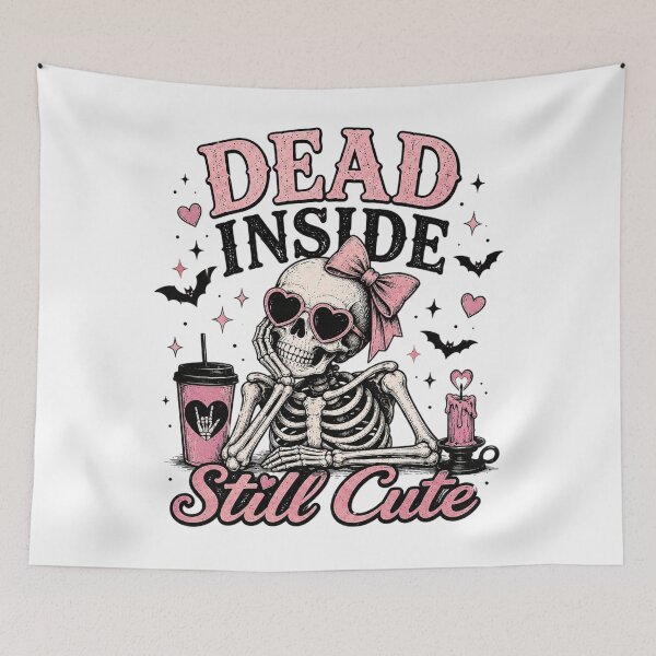 Item preview, Dead inside, still cute designed and sold by Side Quest Co..