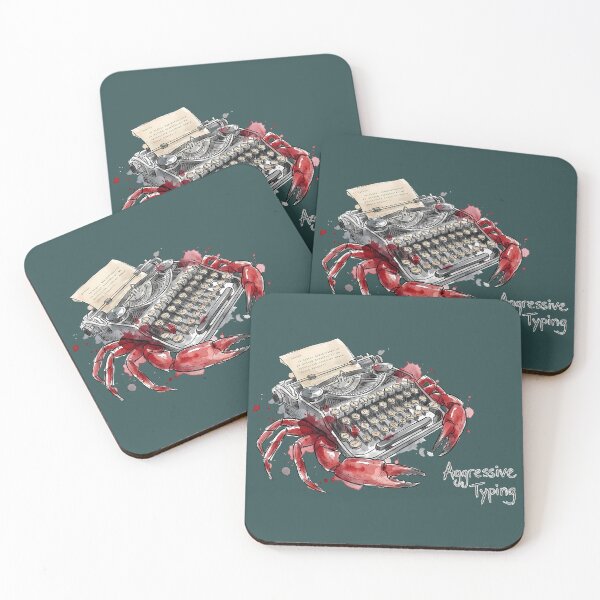 Item preview, Aggressive Typing: The Crab Typewriter Hybrid designed and sold by SoulPT.