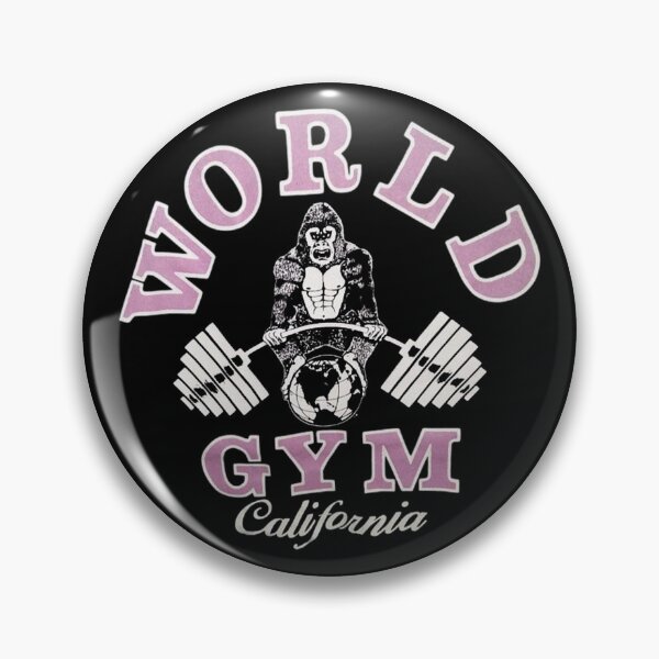Item preview, Vintage World Gym California Pink Gorilla Logo designed and sold by Velvet-Mirage.