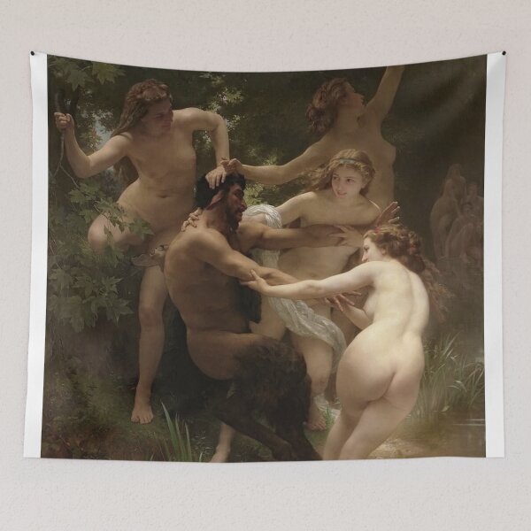 Item preview, Nymphs and Satyr 1873 designed and sold by luisguirdy.