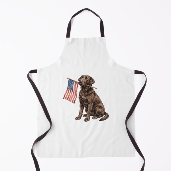 Item preview, Chocolate Labrador American Flag designed and sold by KillianGrantM.