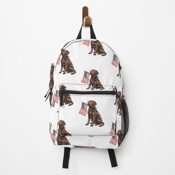 Item preview, Chocolate Labrador American Flag designed and sold by KillianGrantM.