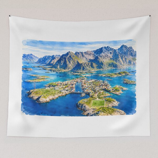 Item preview, Lofoten Islands designed and sold by HOMETOWN86.
