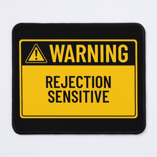 Item preview, Warning: Rejection Sensitive designed and sold by mr-k-store.