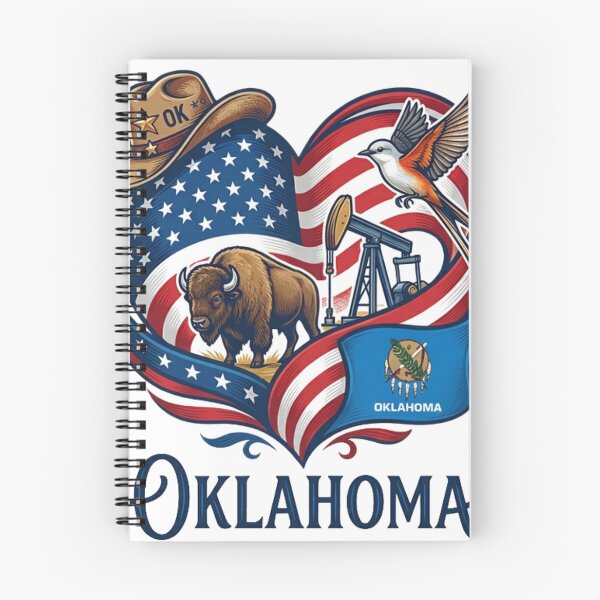 Item preview, Oklahoma Heart - Patriotic Western USA Design designed and sold by ShirtsUp-Lane.