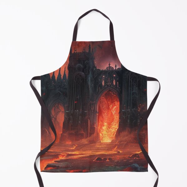 Item preview, Gates of Hellfire Demonic Gothic Panoramic Landscape designed and sold by VectorForge.