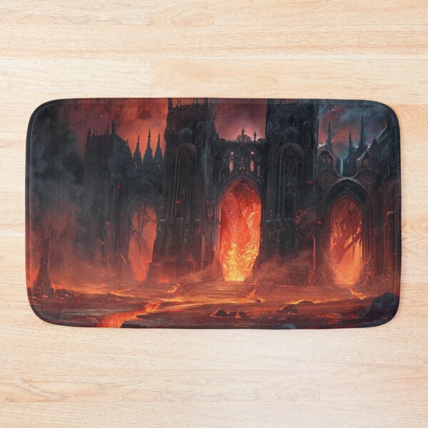 Item preview, Gates of Hellfire Demonic Gothic Panoramic Landscape designed and sold by VectorForge.