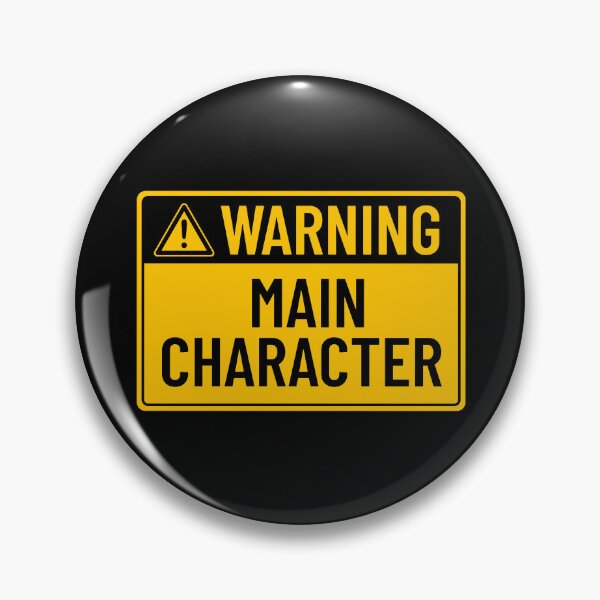 Item preview, Warning: Main Character designed and sold by mr-k-store.