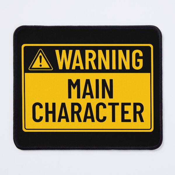 Item preview, Warning: Main Character designed and sold by mr-k-store.