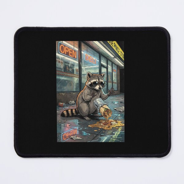 Item preview, Cool Raccoon Burrito Disaster designed and sold by PDKDesigns.