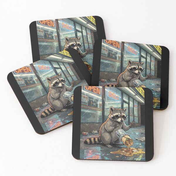 Item preview, Cool Raccoon Burrito Disaster designed and sold by PDKDesigns.