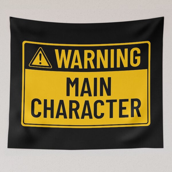 Item preview, Warning: Main Character designed and sold by mr-k-store.