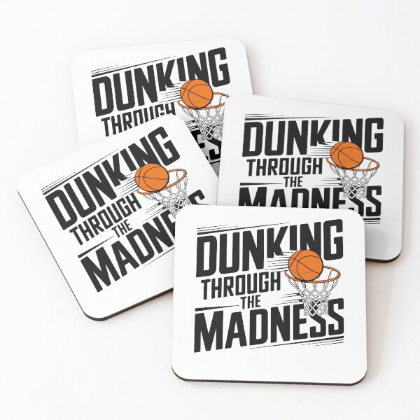 Item preview, Dunking Through The Madness Basketball Graphic designed and sold by Redunk ⭐⭐⭐⭐⭐.