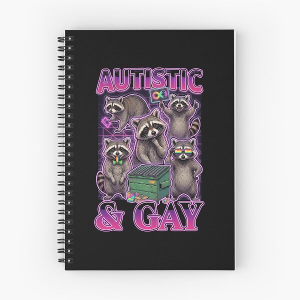 Item preview, Autistic and Gay Trash Panda designed and sold by PDKDesigns.