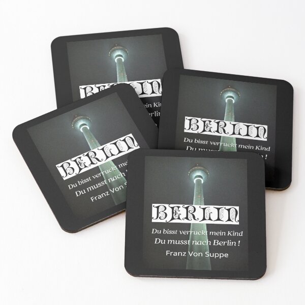 Item preview, Berlin TV Tower Fernsehturm German Quote designed and sold by Flirt-Teez.