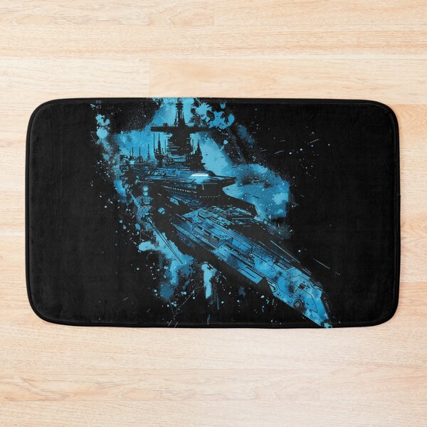 Item preview, Futuristic Sci-Fi Battleship Space Cruiser Art designed and sold by VectorForge.