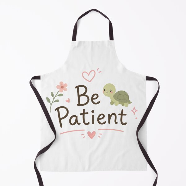 Item preview, Be Patient Cute Turtle Motivational Quote Design | Kawaii Positive Mindset Typography designed and sold by Sanika arts .