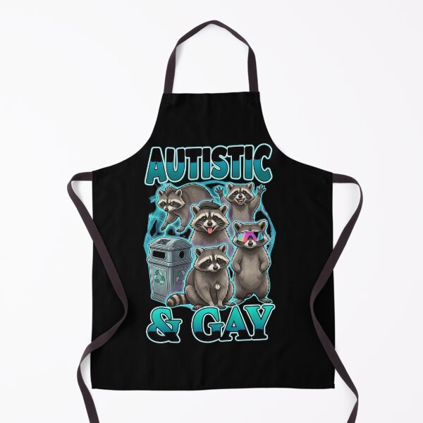 Item preview, Autistic and Gay Raccoon Crew designed and sold by PDKDesigns.