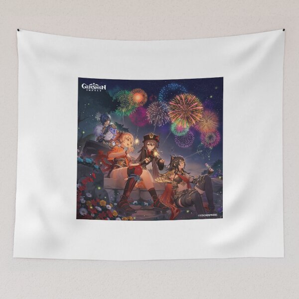 Item preview, Kaeya, Yoimiya, Hu Tao and Dehya designed and sold by Lauwuuh.