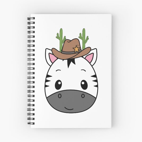 Item preview, Cute Cowboy Zebra with Cactus designed and sold by yuki-hana.