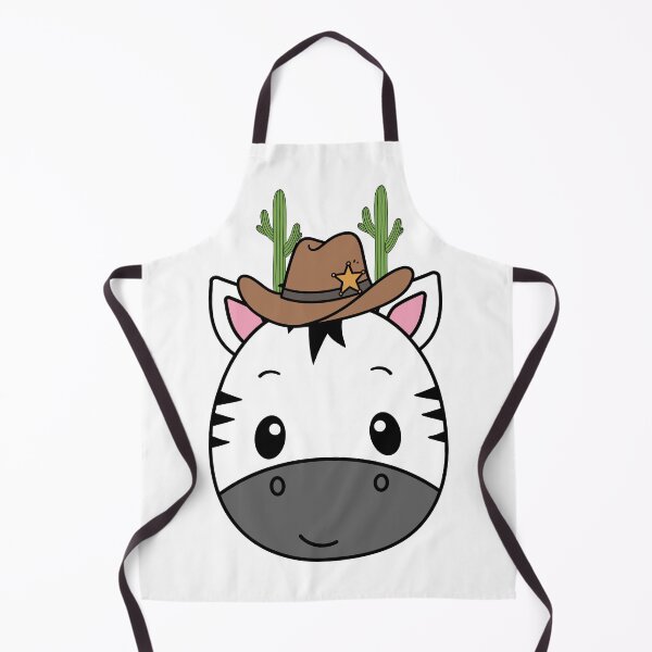 Item preview, Cute Cowboy Zebra with Cactus designed and sold by yuki-hana.