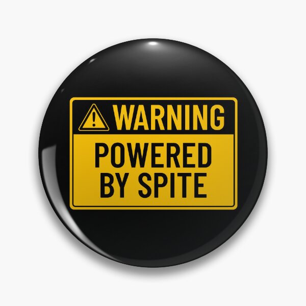 Item preview, Warning: Powered By Spite designed and sold by mr-k-store.
