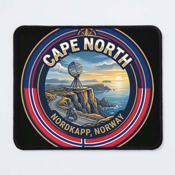 Item preview, Cape North Motorcycle Explorer Norway Adventure designed and sold by enzoade.