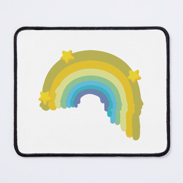 Item preview, Groovy Retro Rainbow with Yellow Stars designed and sold by Karin Taylor.