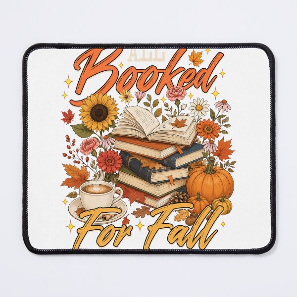 Item preview, All Booked For Fall Autumn Book Lover Pumpkin designed and sold by varin-studio.