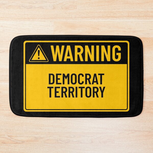 Item preview, Warning: Democrat Territory designed and sold by mr-k-store.