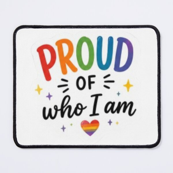 Item preview, Proud of Who I Am Rainbow Pride designed and sold by Pixanova.