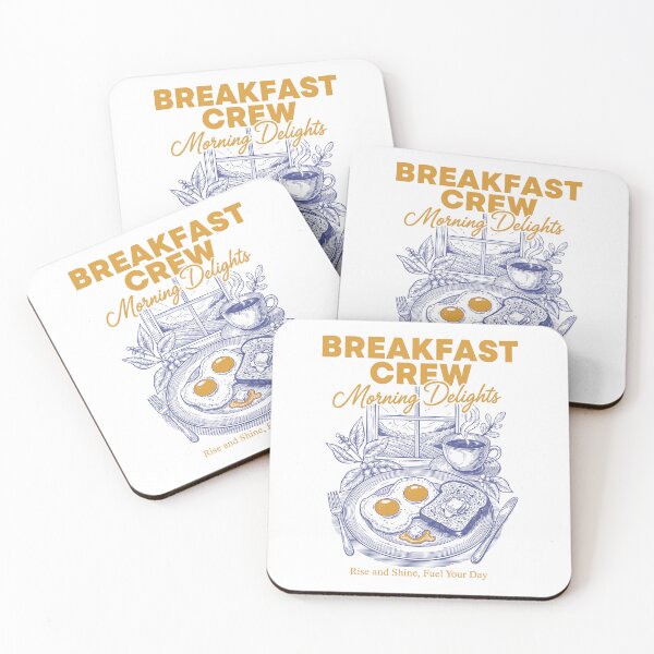 Item preview, Breakfast Crew Morning Delights Funny Brunch designed and sold by LuminOrb.