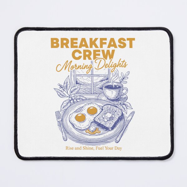 Item preview, Breakfast Crew Morning Delights Funny Brunch designed and sold by LuminOrb.