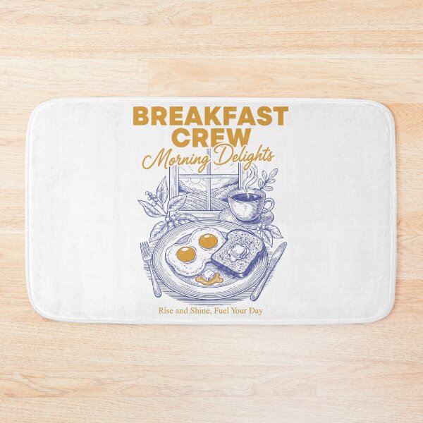 Item preview, Breakfast Crew Morning Delights Funny Brunch designed and sold by LuminOrb.