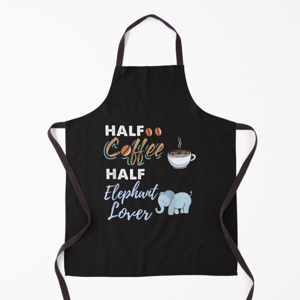 Item preview, Half Coffee Half Elephant Lover Funny Coffee Drinking Elephant Design designed and sold by kiralynstration.