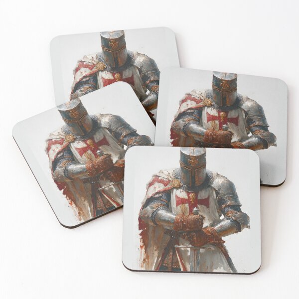 Item preview, Knight of God Honoring The Battle Worthy Warrior Art designed and sold by GrinGalore.