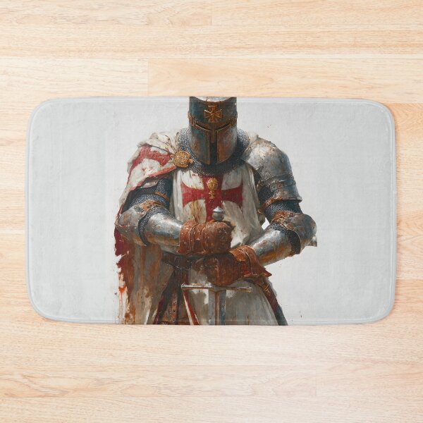 Item preview, Knight of God Honoring The Battle Worthy Warrior Art designed and sold by GrinGalore.