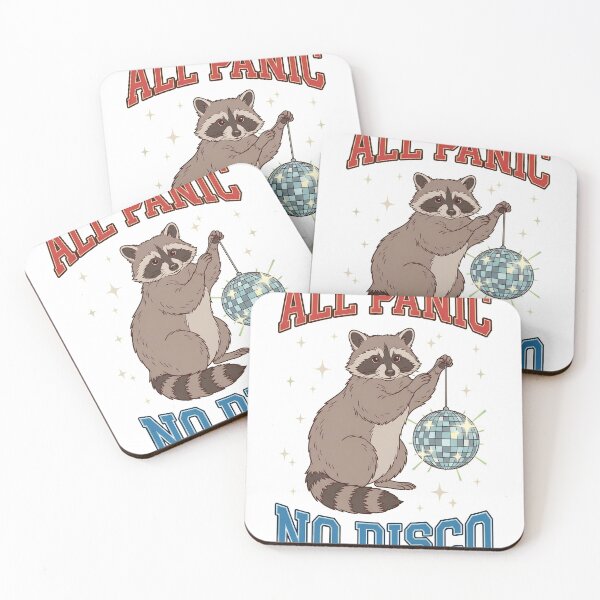 Item preview, All Panic No Disco Raccoon designed and sold by PDKDesigns.
