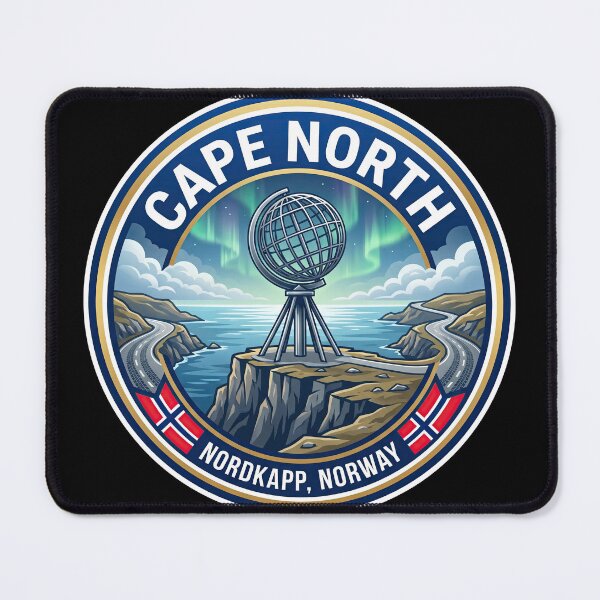 Item preview, Cape North Ride To The Edge Of Europe designed and sold by enzoade.