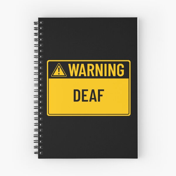 Item preview, Warning: Deaf designed and sold by mr-k-store.