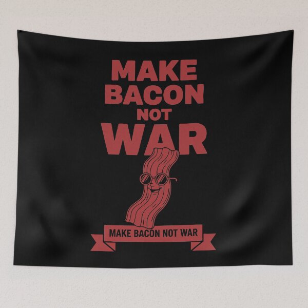 Item preview, Breakfast Make Bacon Not War Brunch Coffee Food designed and sold by LuminOrb.