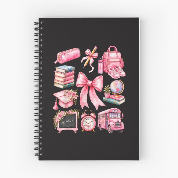 Item preview, Pink Bow School Supplies Back To School Girls 2026 Coquette Design designed and sold by kiralynstration.