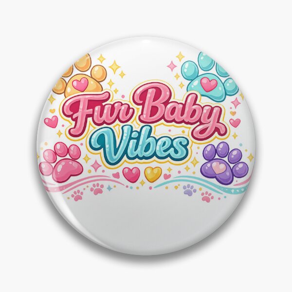 Item preview, Fur Baby Vibes – Cute Pet Lover Illustration for Stickers & Apparel designed and sold by EdgeSphere.
