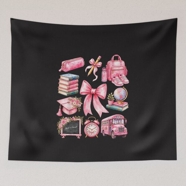 Item preview, Pink Bow School Supplies Back To School Girls 2026 Coquette Design designed and sold by kiralynstration.