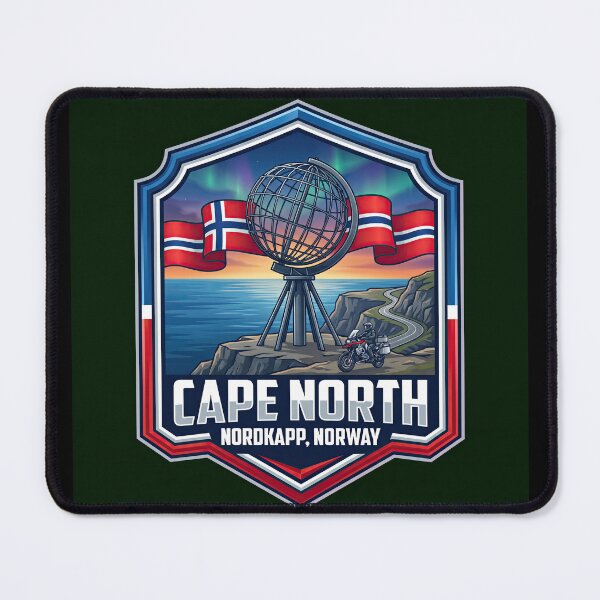 Item preview, Cape North Bucket List Destination Norway designed and sold by enzoade.