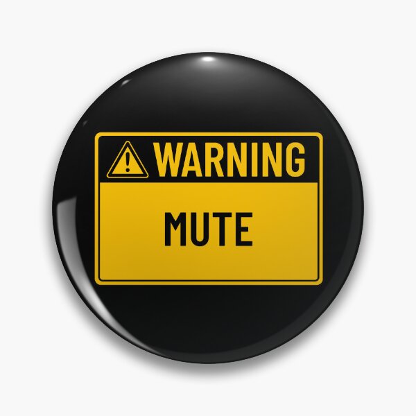 Item preview, Warning: Mute designed and sold by mr-k-store.