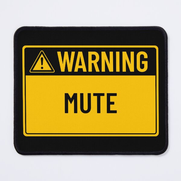 Item preview, Warning: Mute designed and sold by mr-k-store.